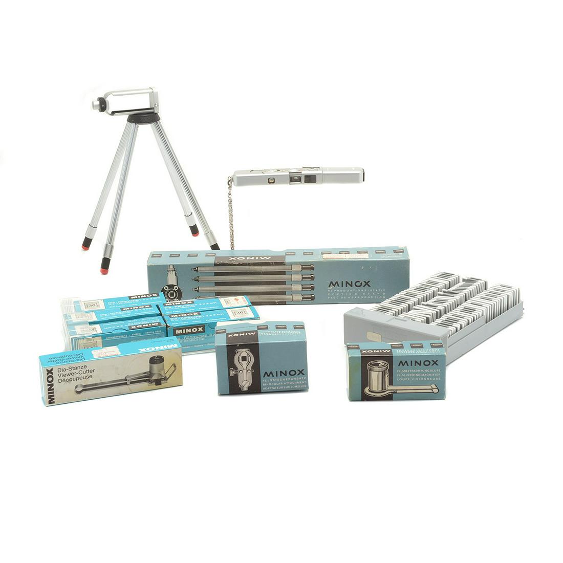 1960s Minox B Subminiature Spy Camera with Accessories