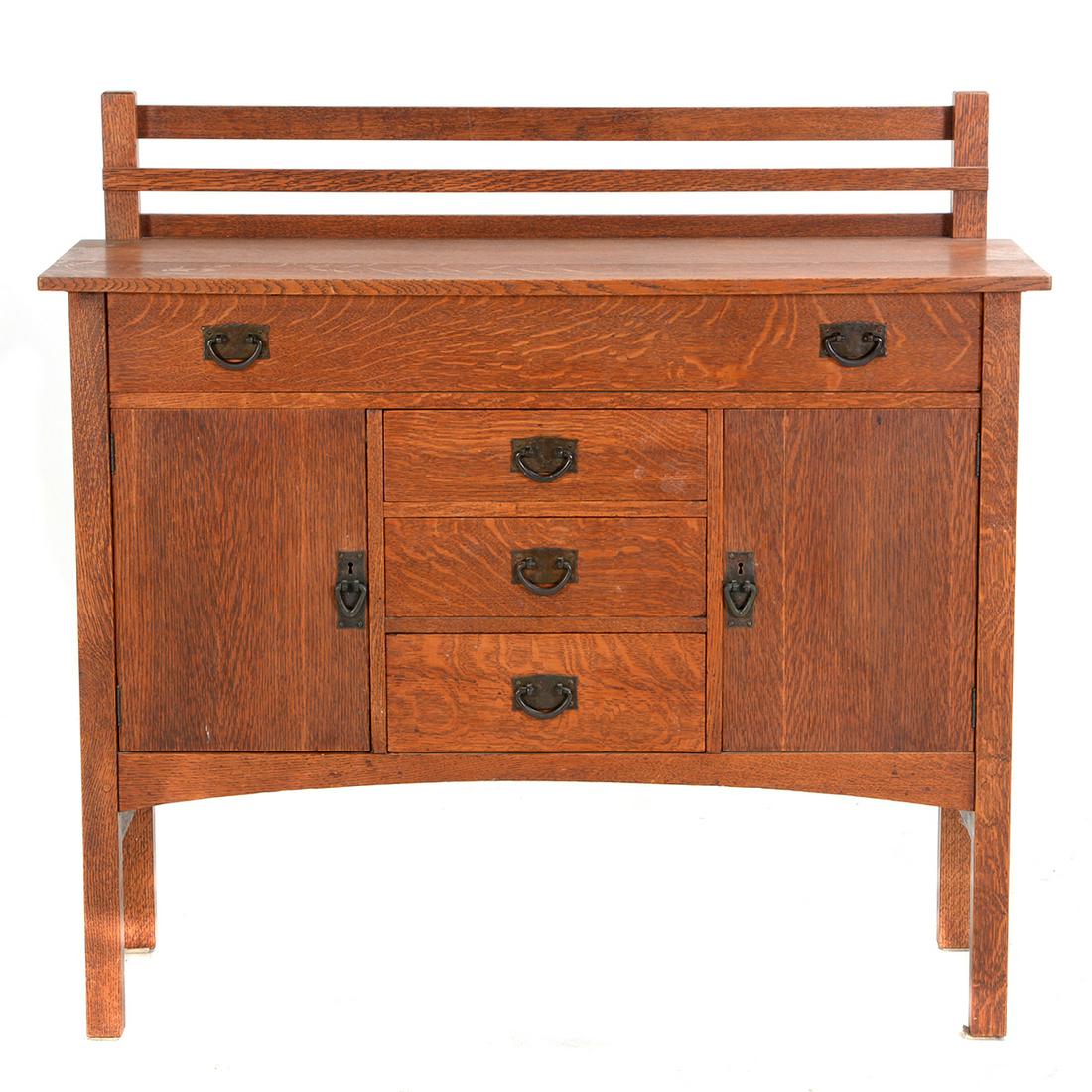 Early 20th Century Stickley Oak Sideboard Model 816. (1 of 5)