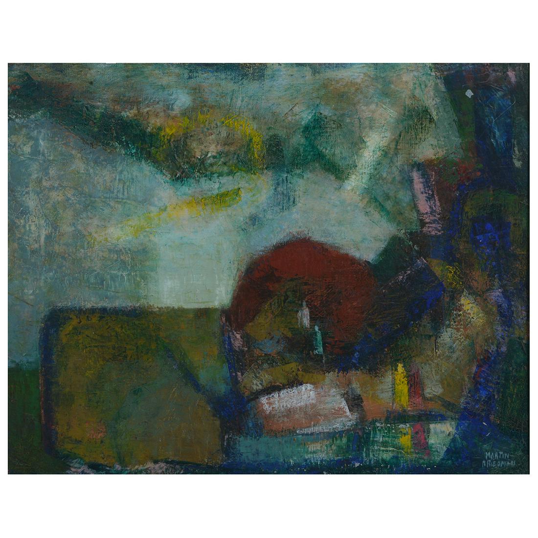 Martin Friedman "Rhythm of the Elements" oil on canvas (1 of 6)