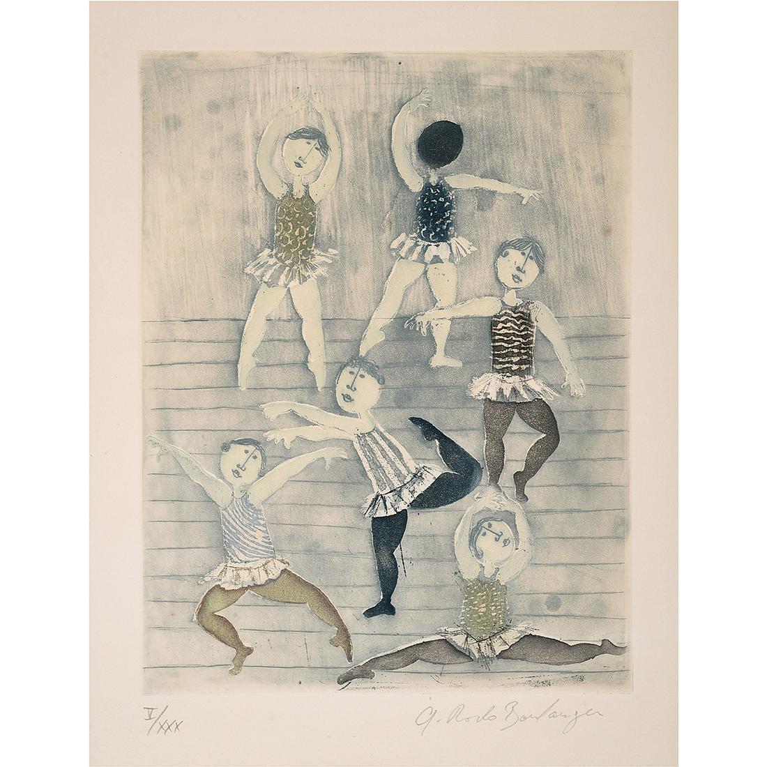 Graciela Rodo Bolanger "Les Petites Ballarines" etching (1 of 7)