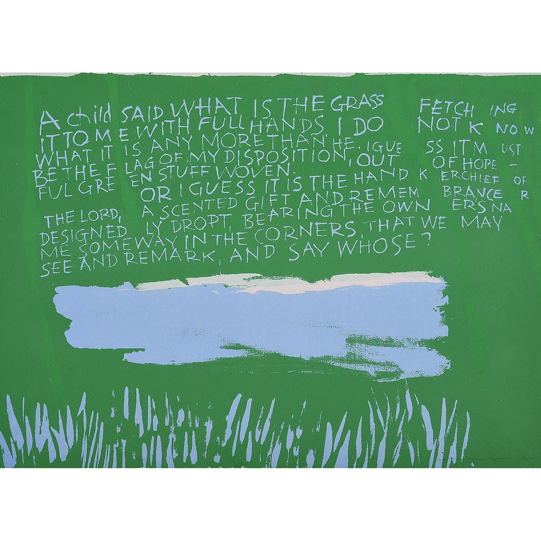 Sister Mary Corita Kent "A Child Said what is the (1 of 5)