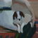James Weeks "Two Figures with Dog" acrylic on canvas - 5