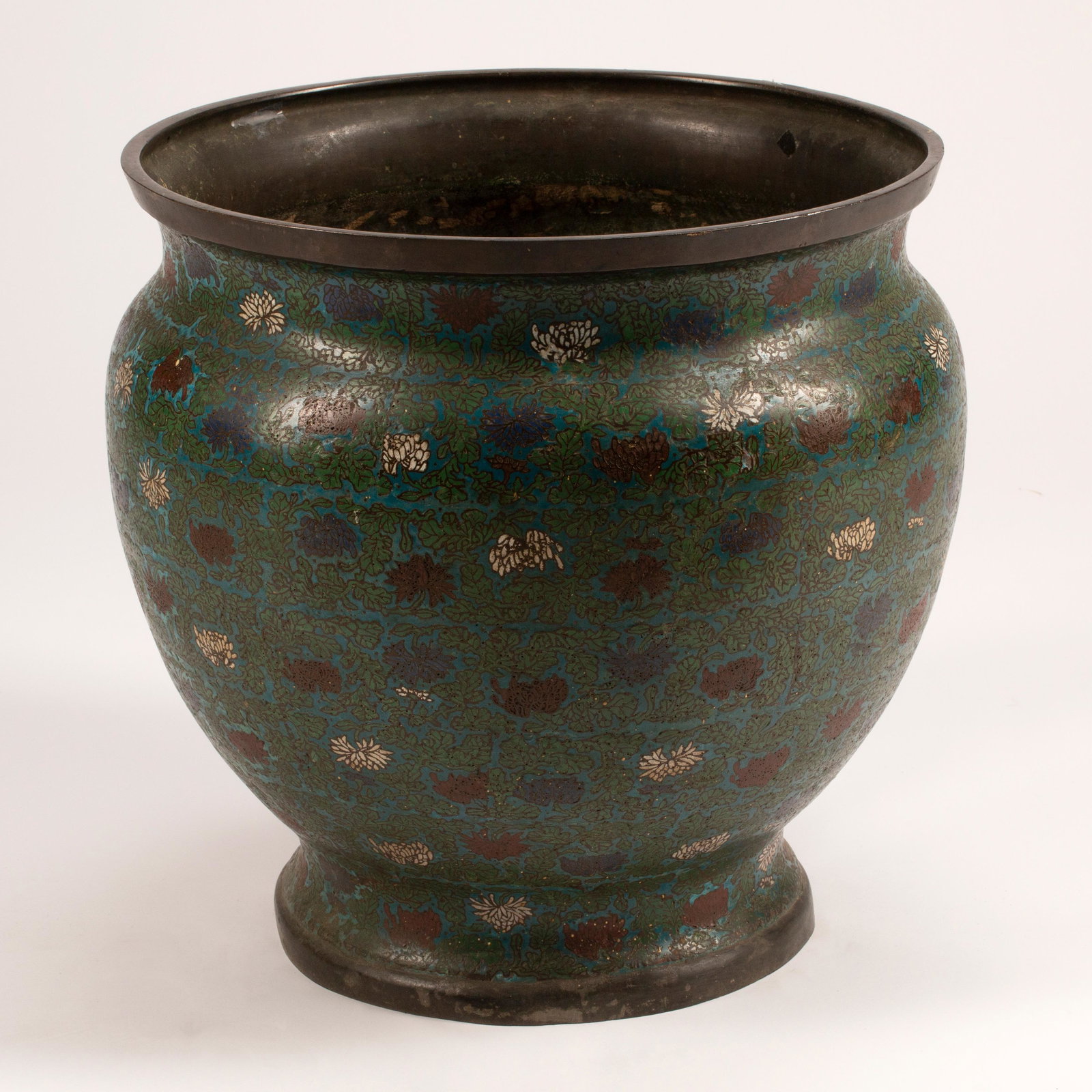 19th Century Chinese Champleve Planter. (1 of 1)
