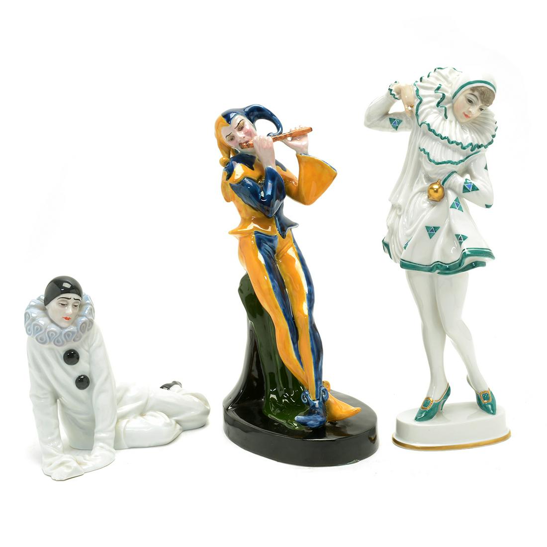 Collection of Three Art Deco Rosenthal & Goldscheider (1 of 2)