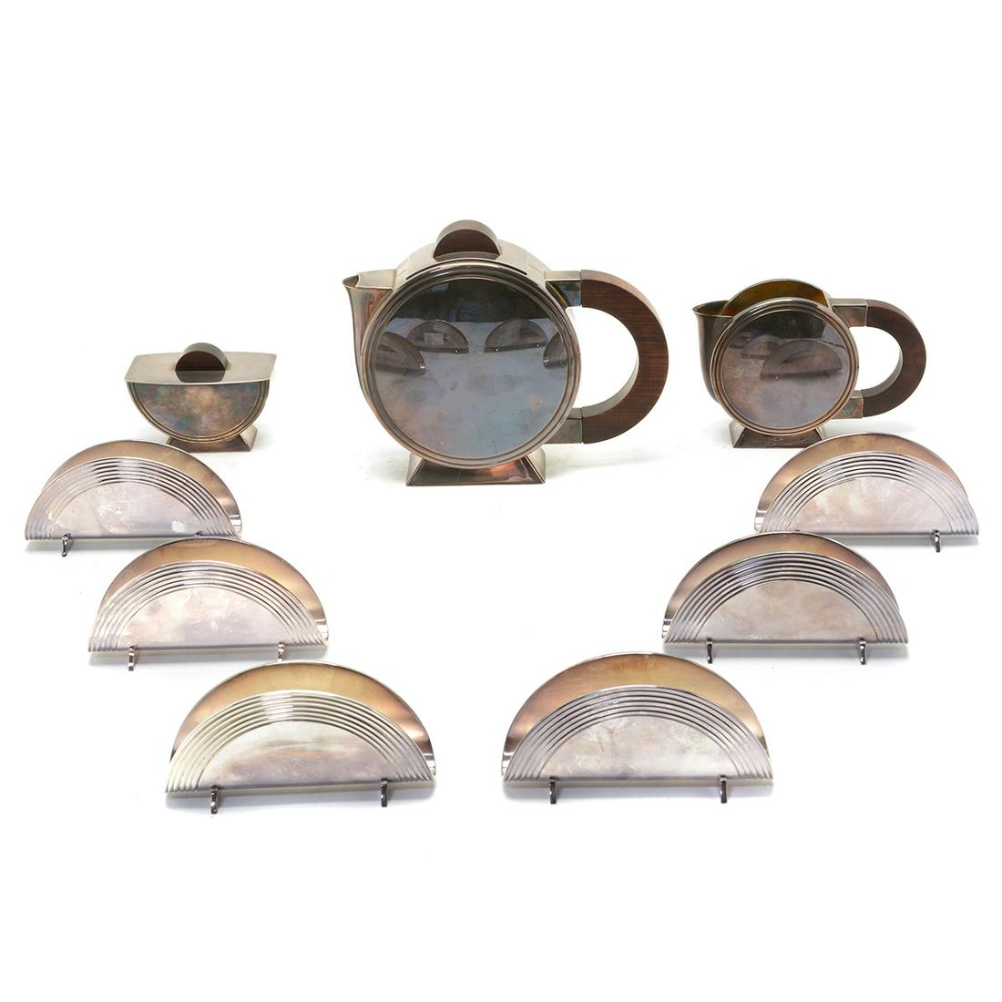 Christian Fjerdingstad for Christofle Art Deco Tea Set Dec 07, 2019