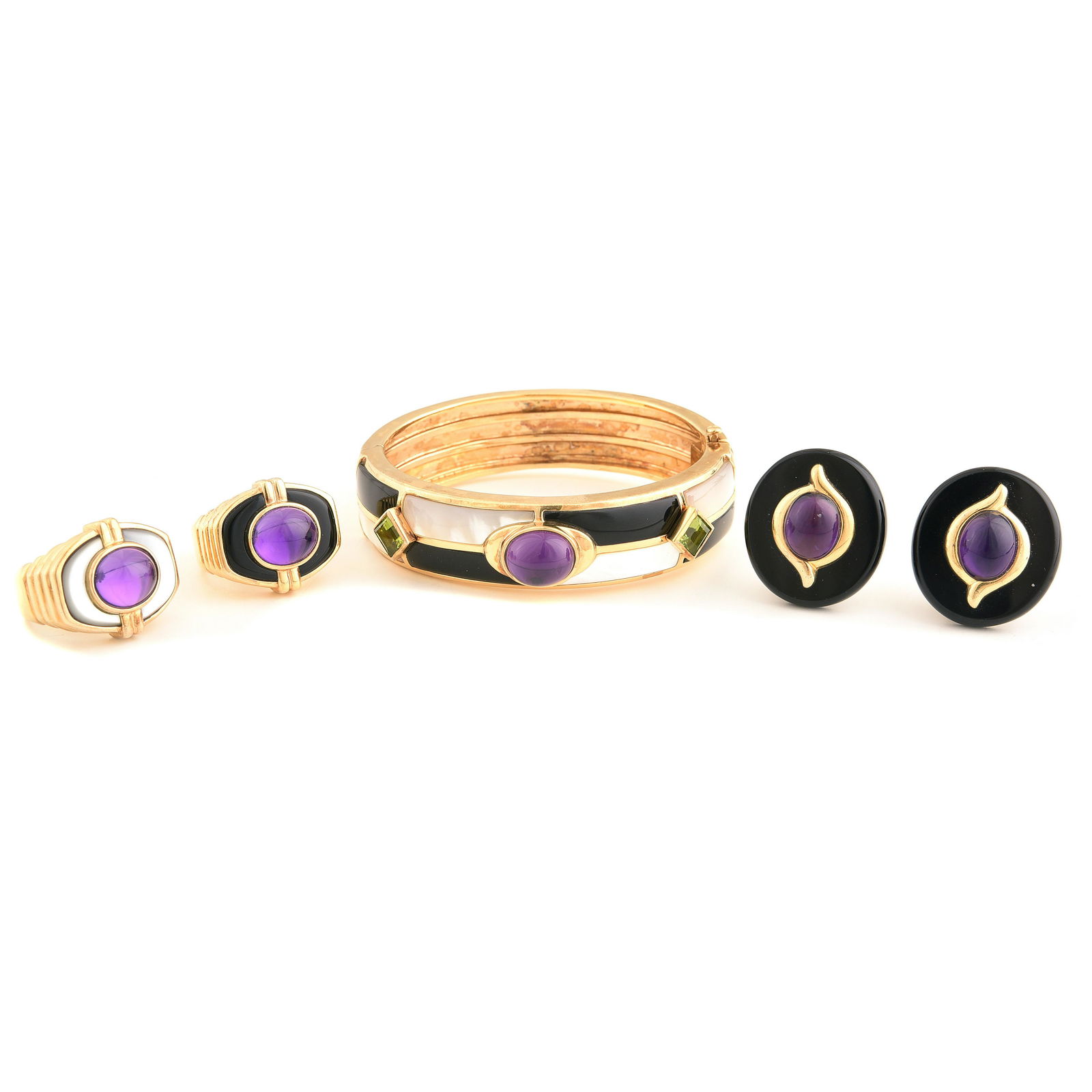 Kai-Yin Lo Multi-Stone, Vermeil Jewelry Suite. (1 of 2)