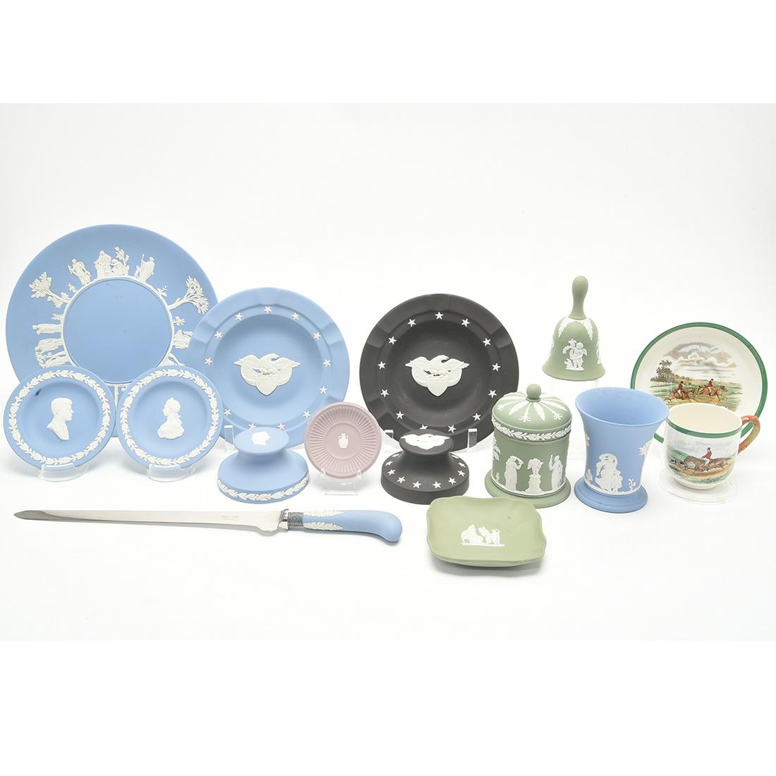 Group of Various Wedgwood Jasperware Items. (1 of 2)