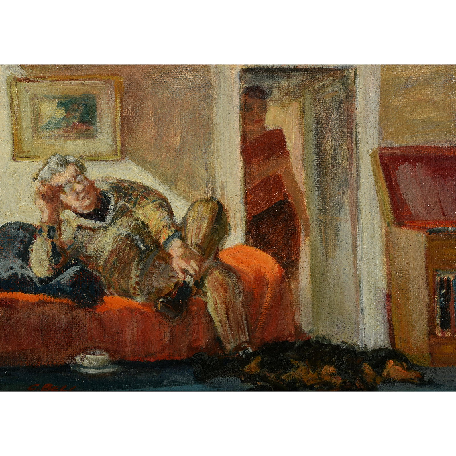 Cecil Bell "Portrait of Harry and Maria Wickey (1 of 2)