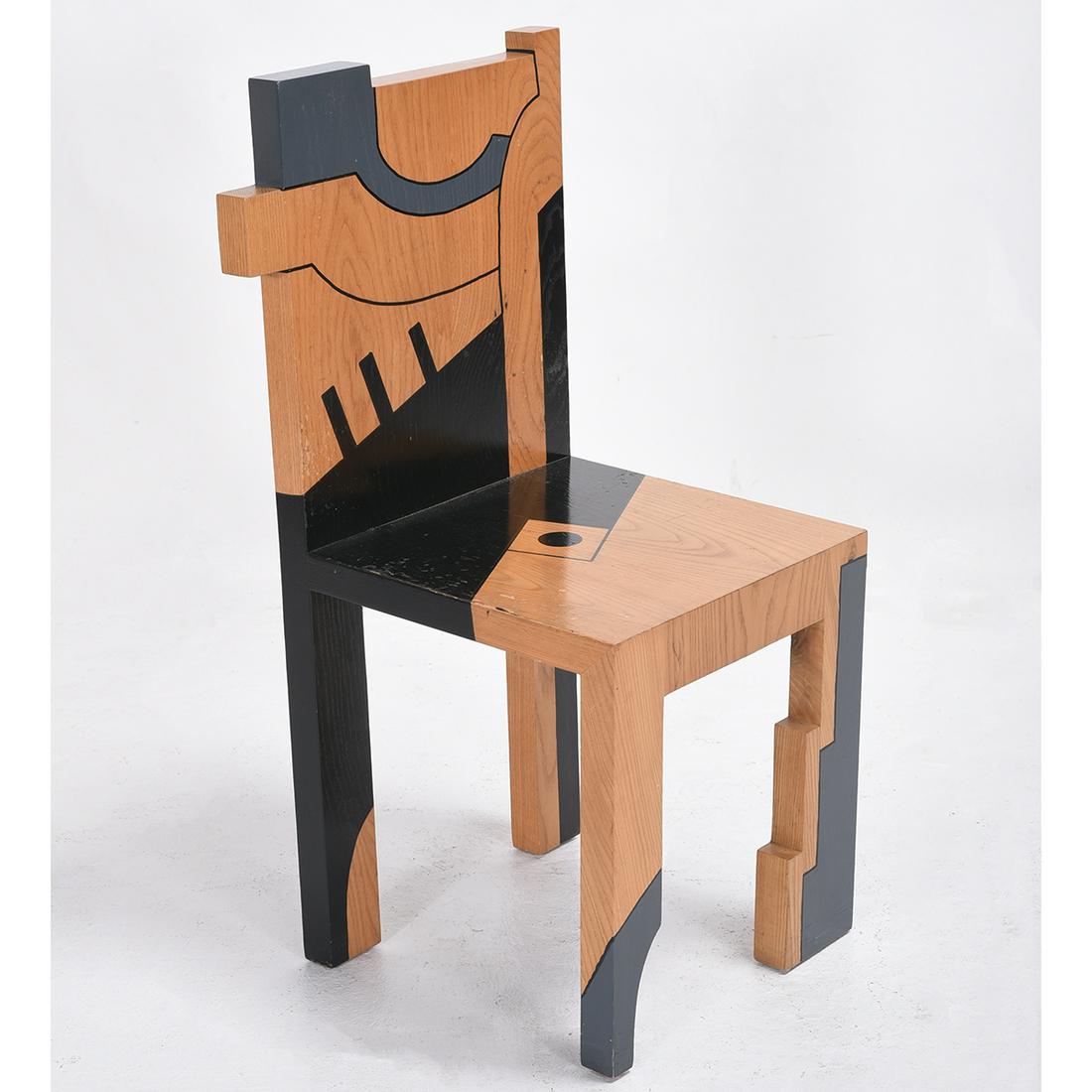 Eugenia Butler Oak Puzzle Chair. (1 of 3)