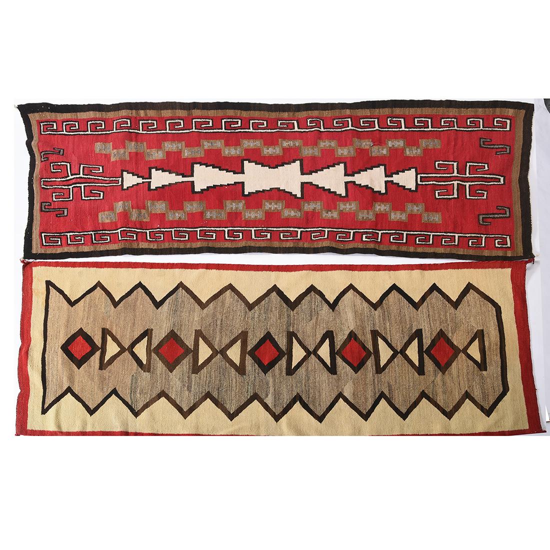 Two Navajo Rugs. (1 of 3)