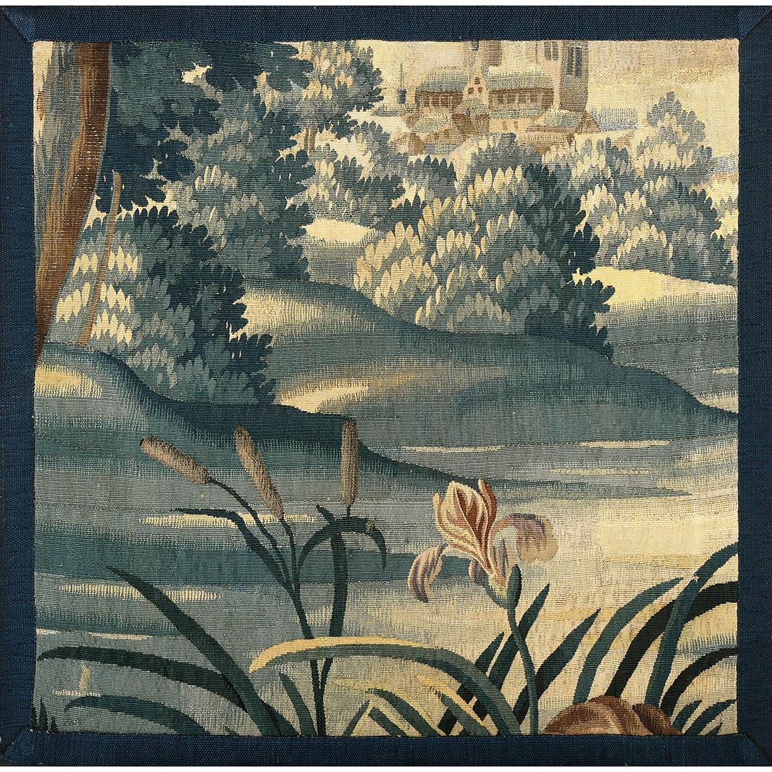 Handwoven Tapestry Landscape Scene. (1 of 2)