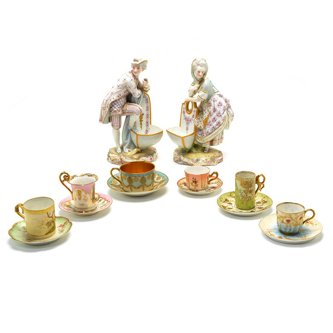 Pair of Limoges Porcelain Late 19th Century Vion & (1 of 3)