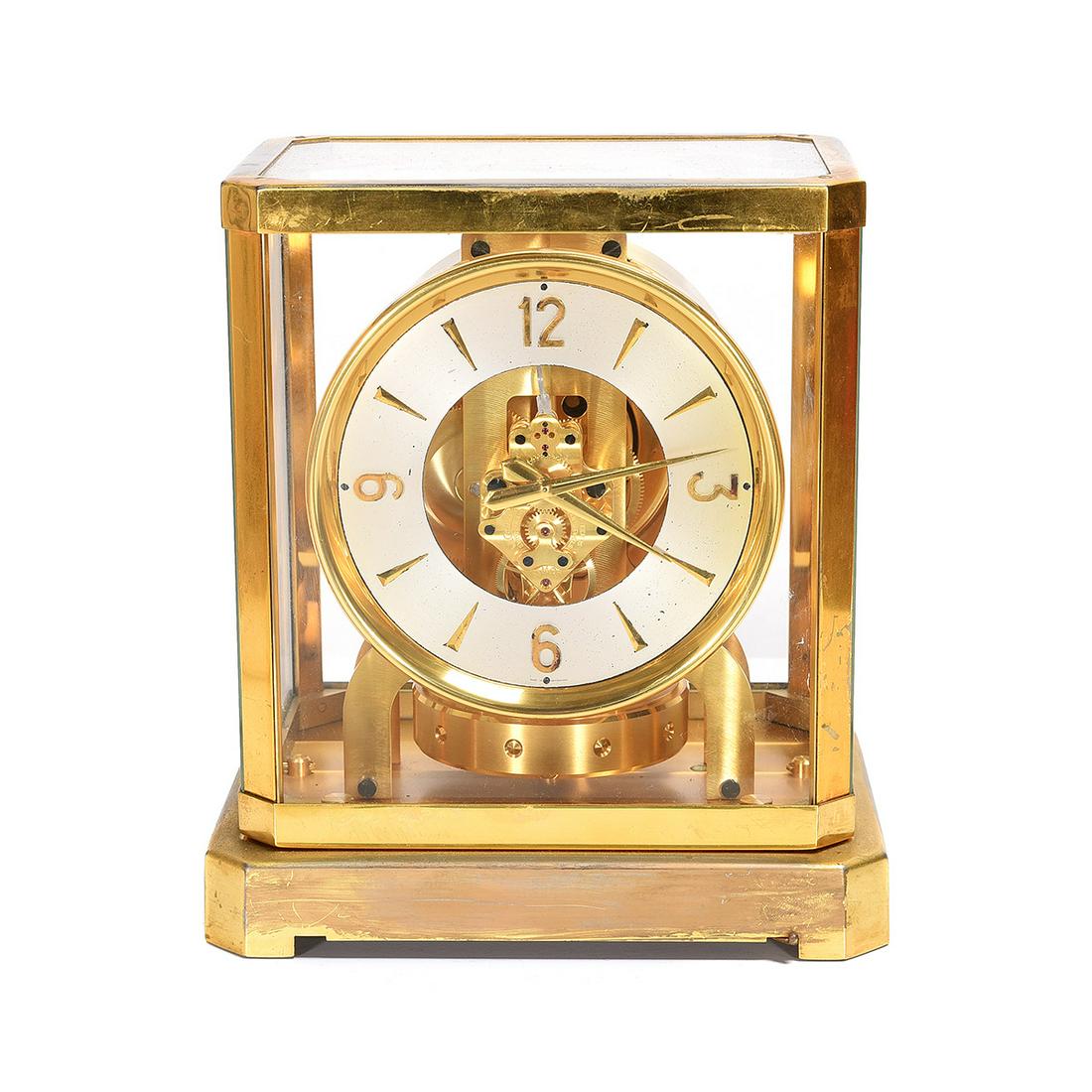 Jaeger-LeCoultre Atmos Brass and Glass Mantle Clock. (1 of 2)
