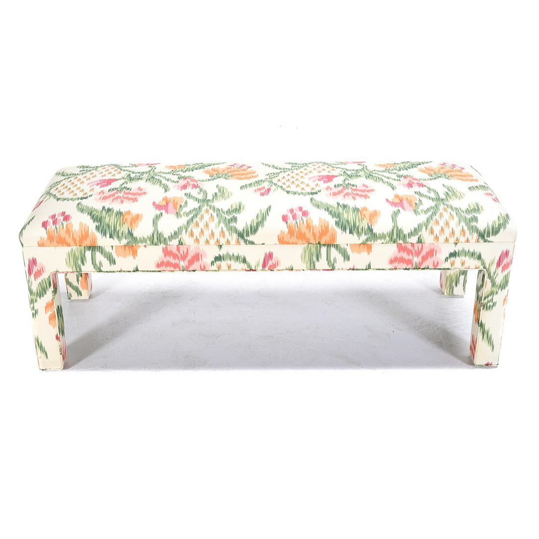 Custom Upholstery Log Bench (1 of 2)