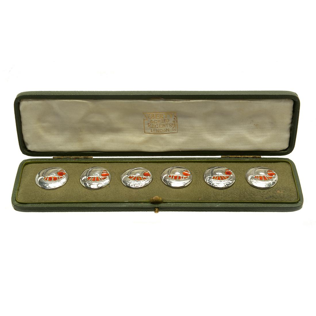 English Liberty & Co. Cymric Sterling Silver and Enamel (1 of 2)