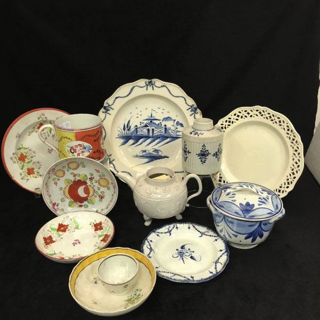 English 18th Century Pottery Articles Including (1 of 3)