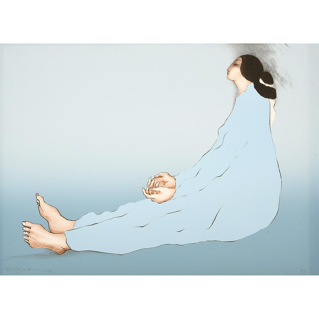 RC Gorman "Navajo at Twilight" lithograph (1 of 3)