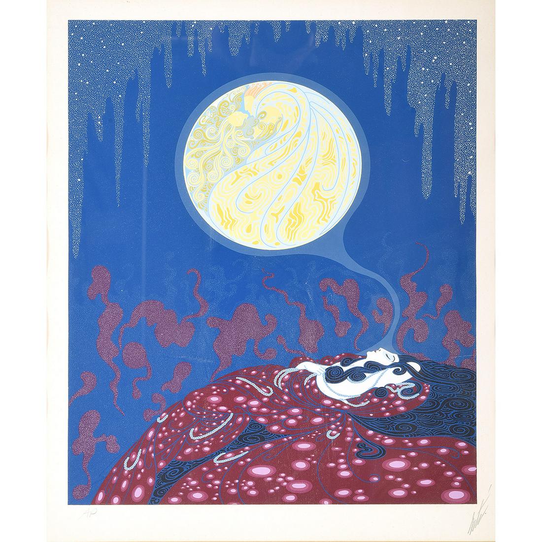 Erte "Earth's Dream" serigraph (1 of 3)