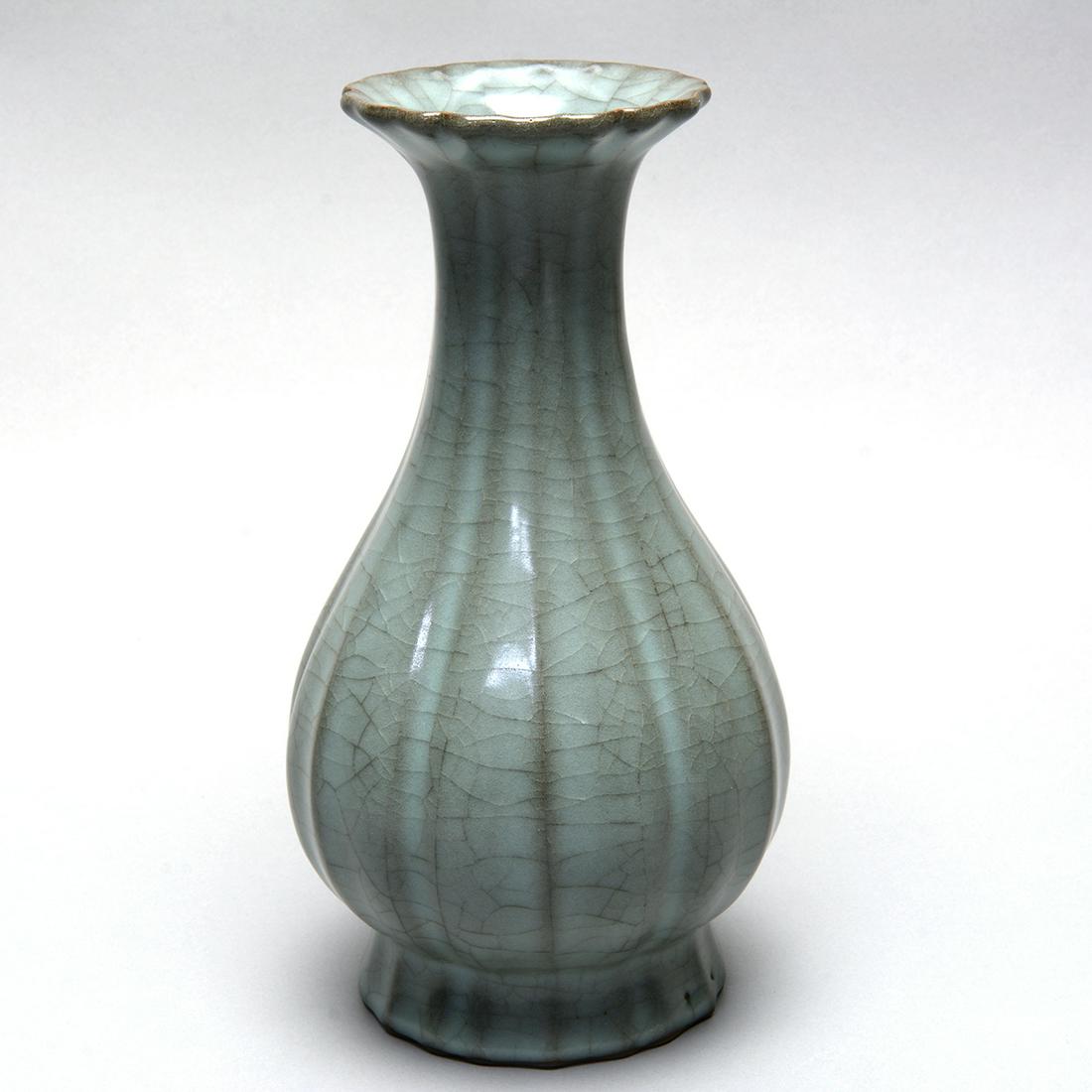 Chinese Longquan Guan-Type Lobed Vase (1 of 2)