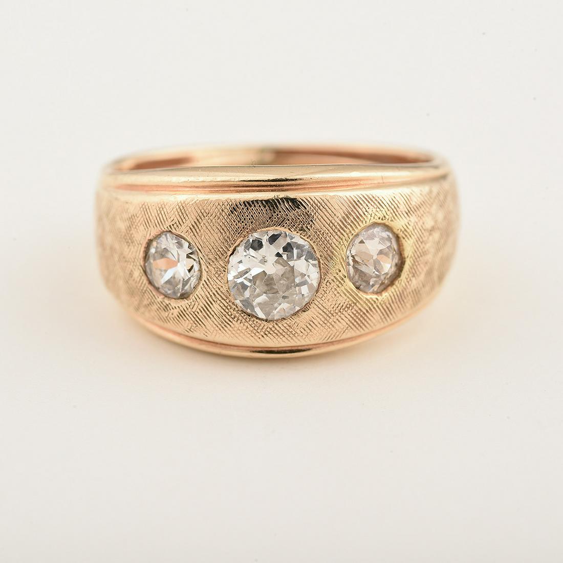 Diamond, 14k Yellow Gold Ring. (1 of 1)