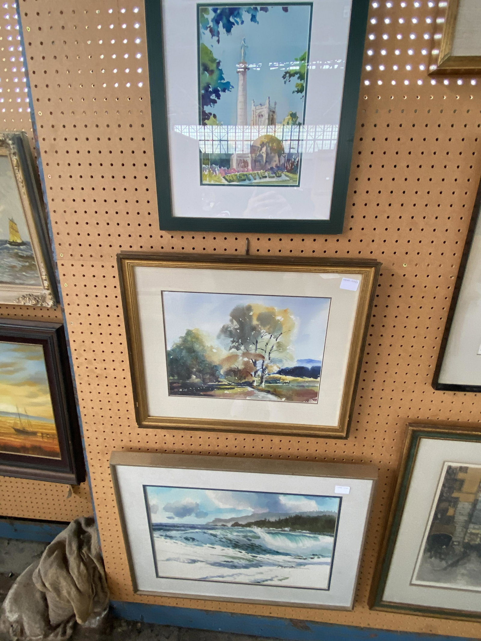 Three Framed Watercolors, each signed 1 E John Robinson (1 of 1)