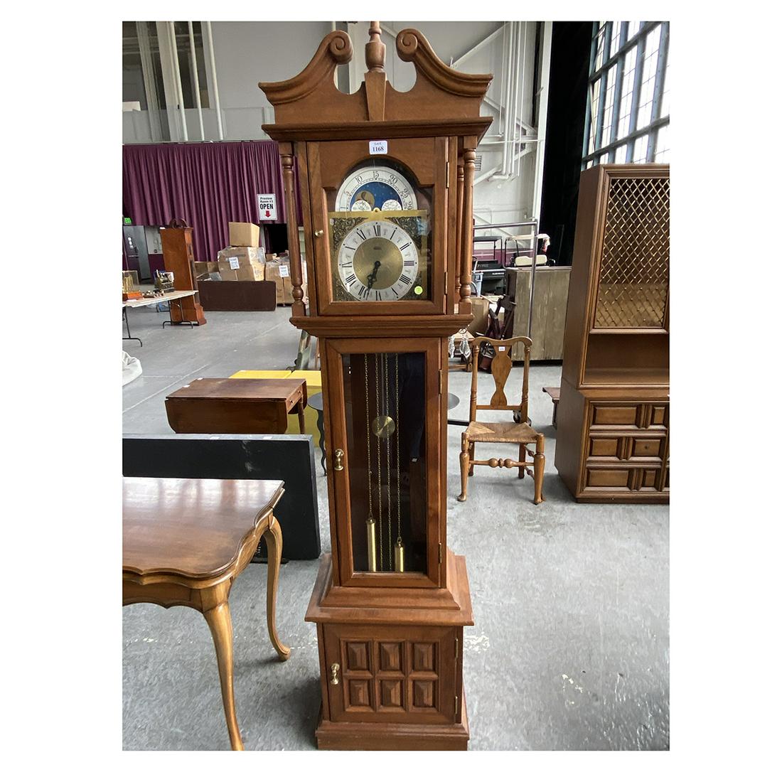 Ethan Allen Tall Case Clock 83" h (1 of 1)