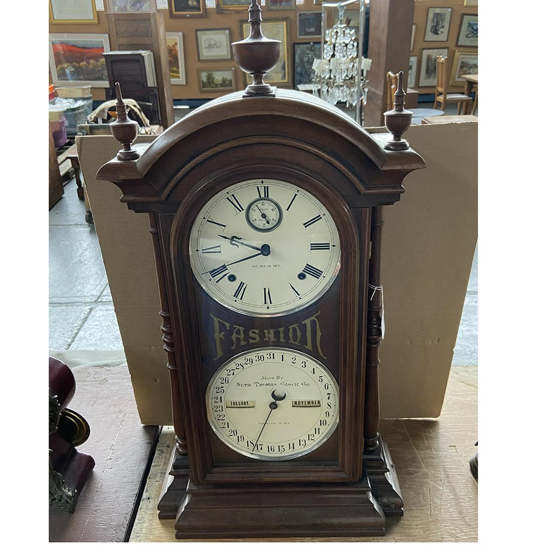 Seth Thomas Fashion No 6 Calendar Shelf Clock. (1 of 1)