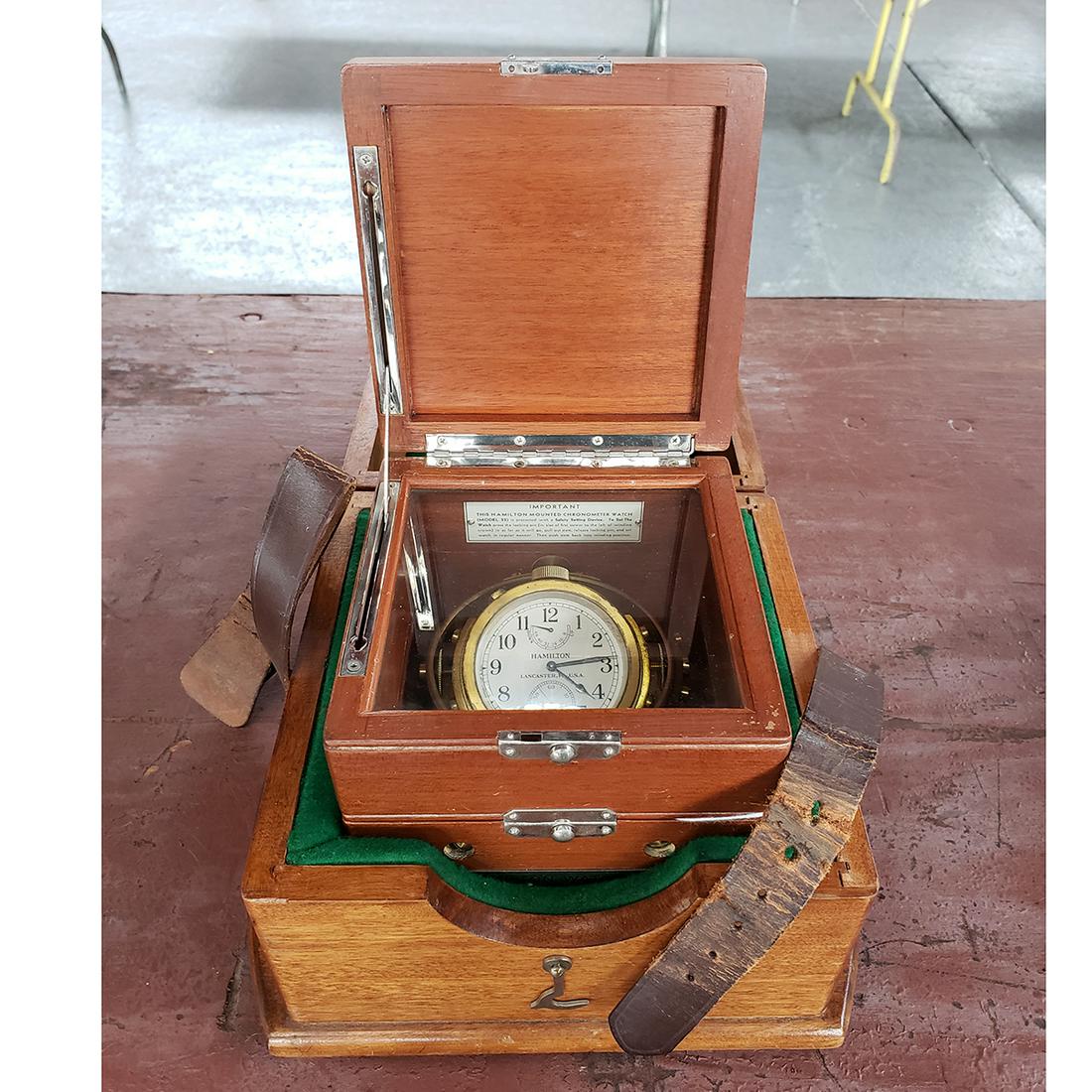 Hamilton Mounted Chronometer Watch (1 of 4)