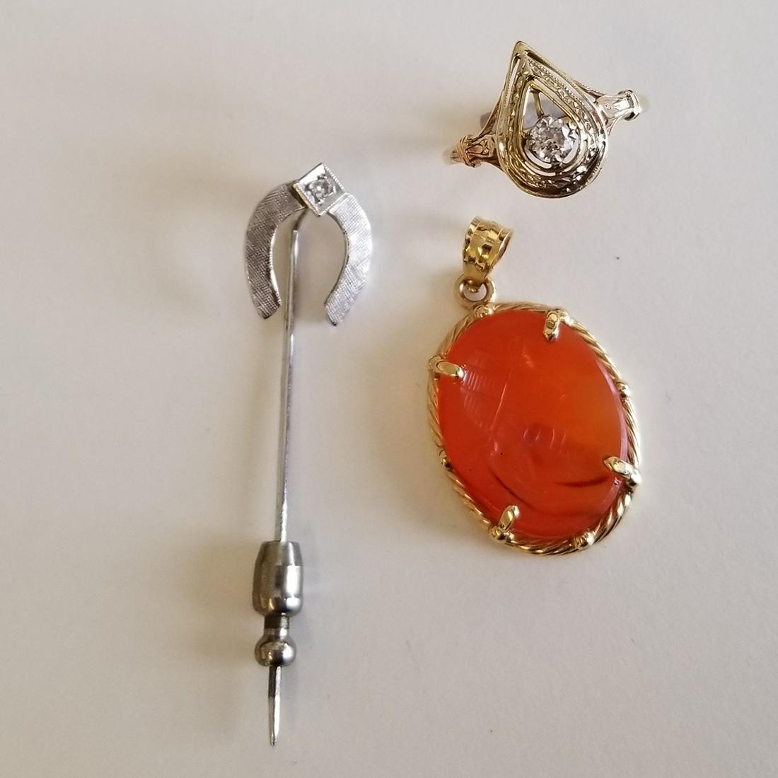 Collection of Three Miscellaneous Jewelry Items (1 of 1)