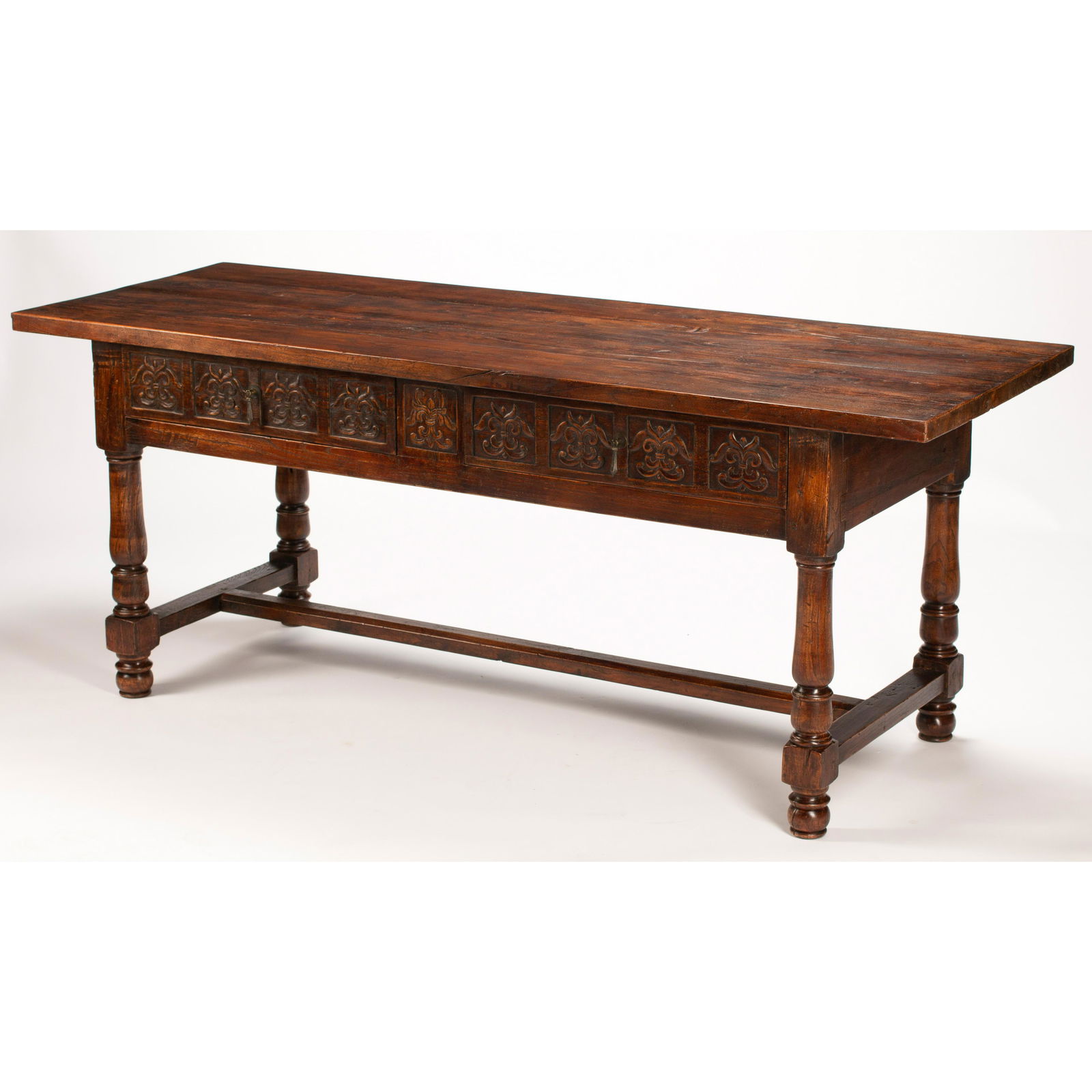 Spanish Renaissance Style Two Drawer Table. (1 of 1)