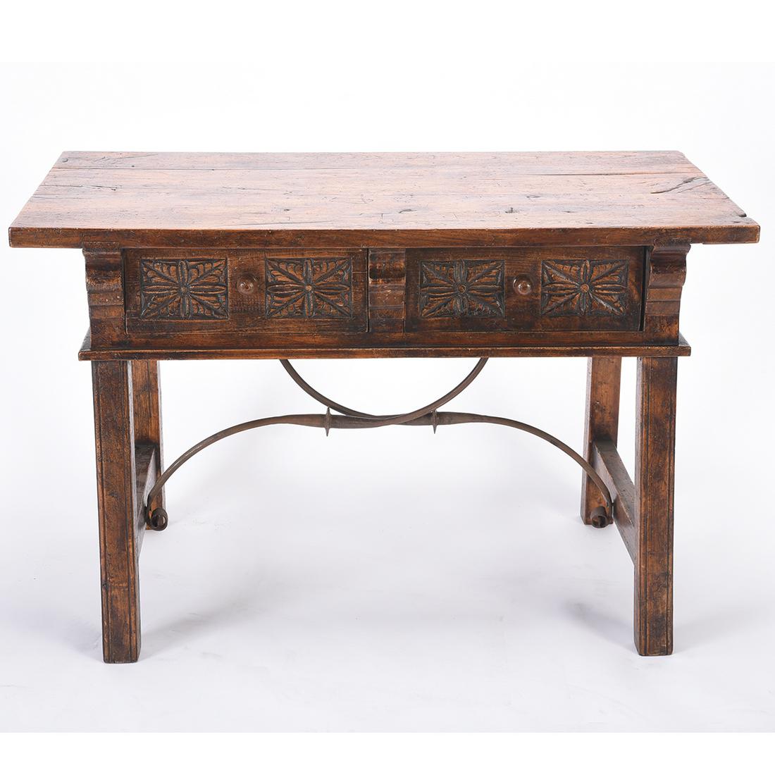 Spanish Renaissance Style Table. (1 of 2)
