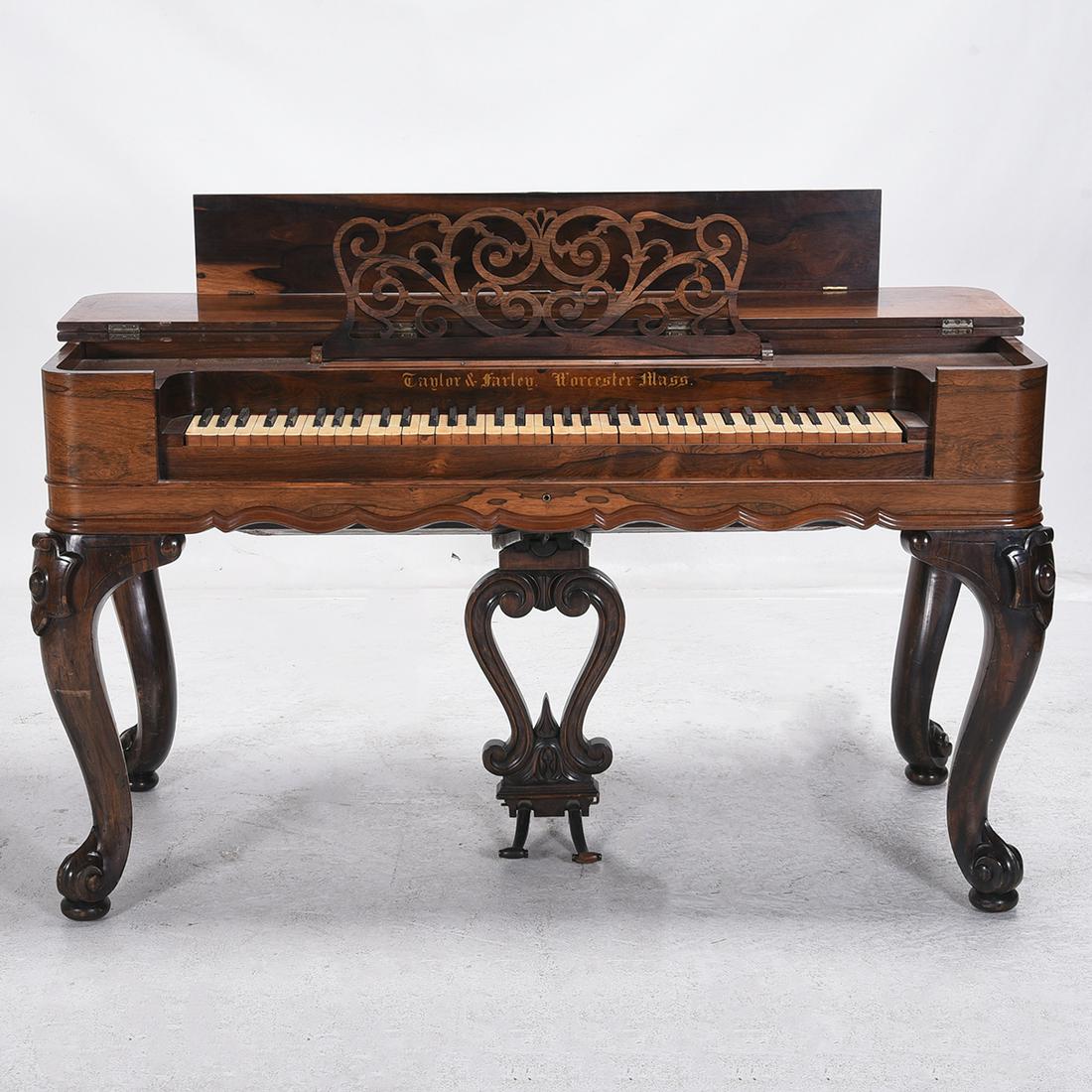 American Victorian Taylor & Farley Rosewood Melodeon (1 of 1)