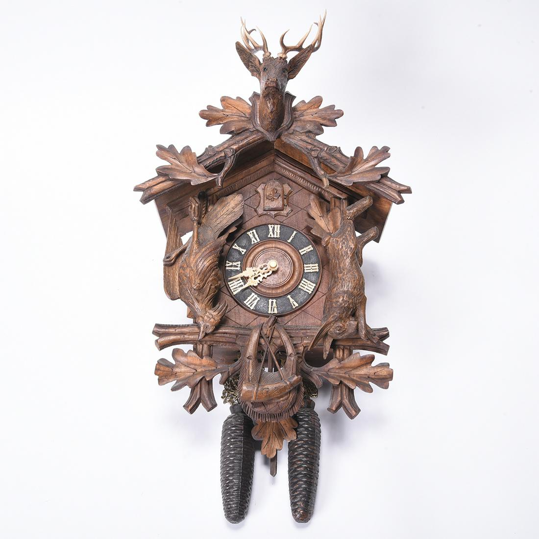 Black Forest Game Figural Cuckoo Clock (1 of 1)