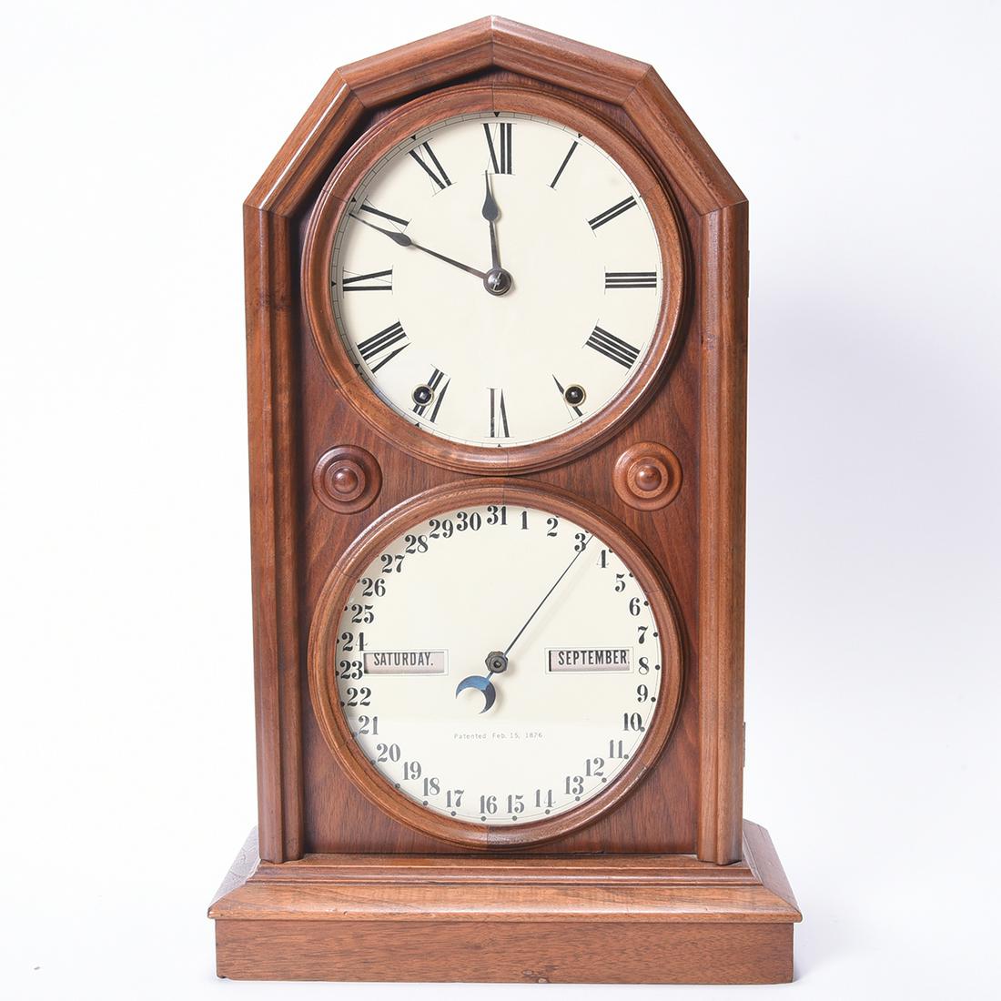 Seth Thomas Mahogany Parlor Calendar Clock (1 of 1)