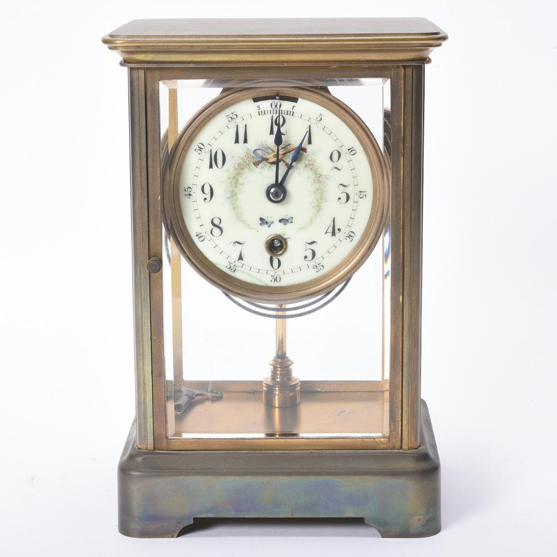 Boston Clock Co Tandem Wind Regulator Clock (1 of 2)