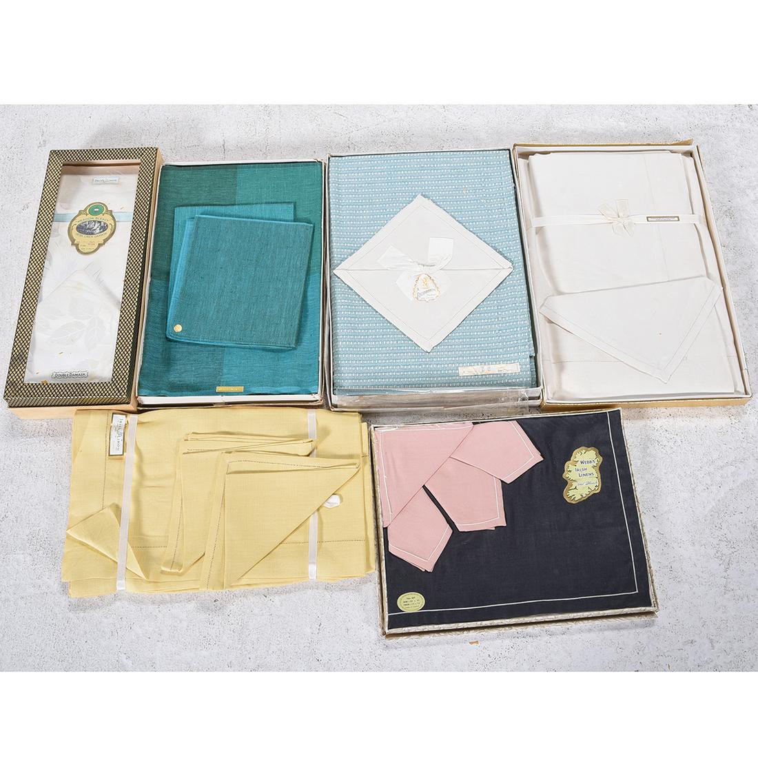 Collection Irish Linens in Original Boxes. (1 of 1)