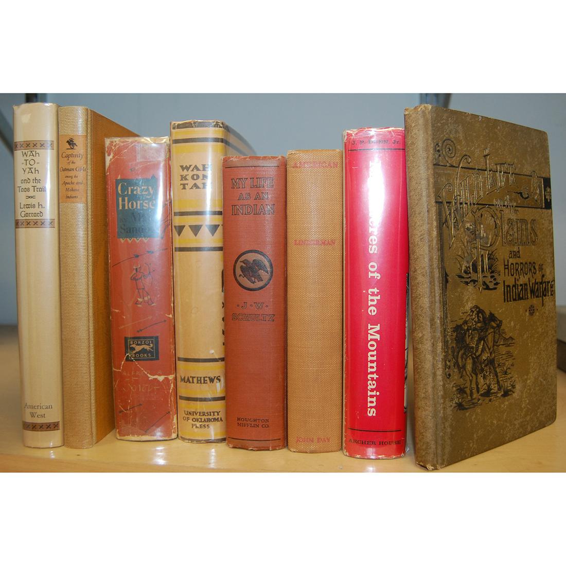 Collection of Eight Books Pertaining to Native American (1 of 1)