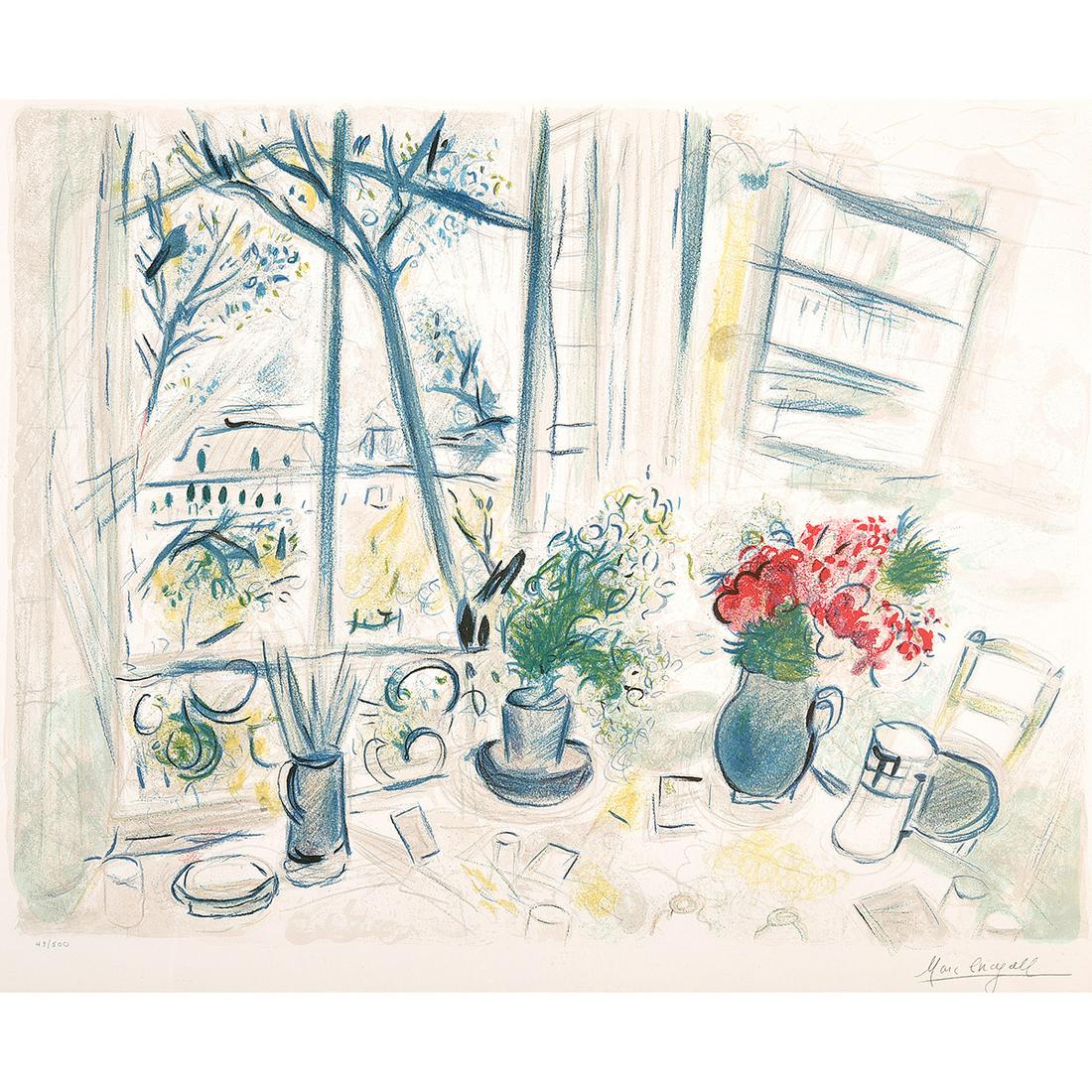 After Marc Chagall "Les Fleurs du Parc" giclee (1 of 3)