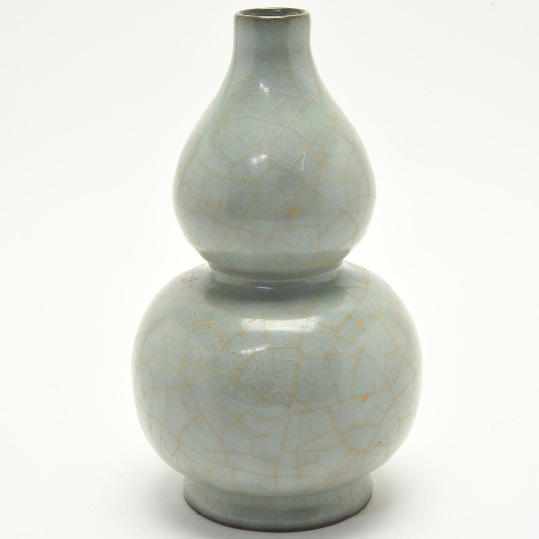 Chinese Guan-Type Double-Gourd Vase (1 of 1)