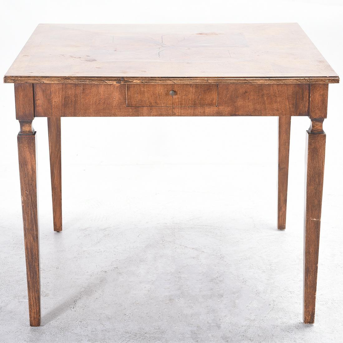 Continental Neoclassical Style Square Occasional Table. (1 of 4)