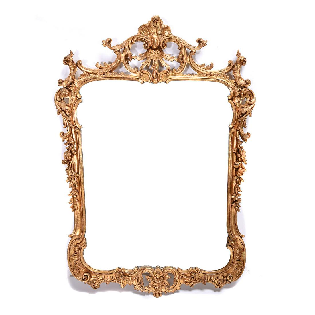 La Barge Rococo Style Gilt-Wood Mirror. (1 of 4)