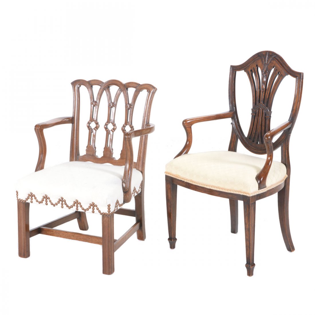 Two George III Style Mahogany Childís Armchairs. (1 of 10)