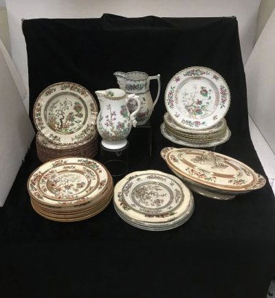 Lot of Indian Tree Tableware Articles (1 of 1)
