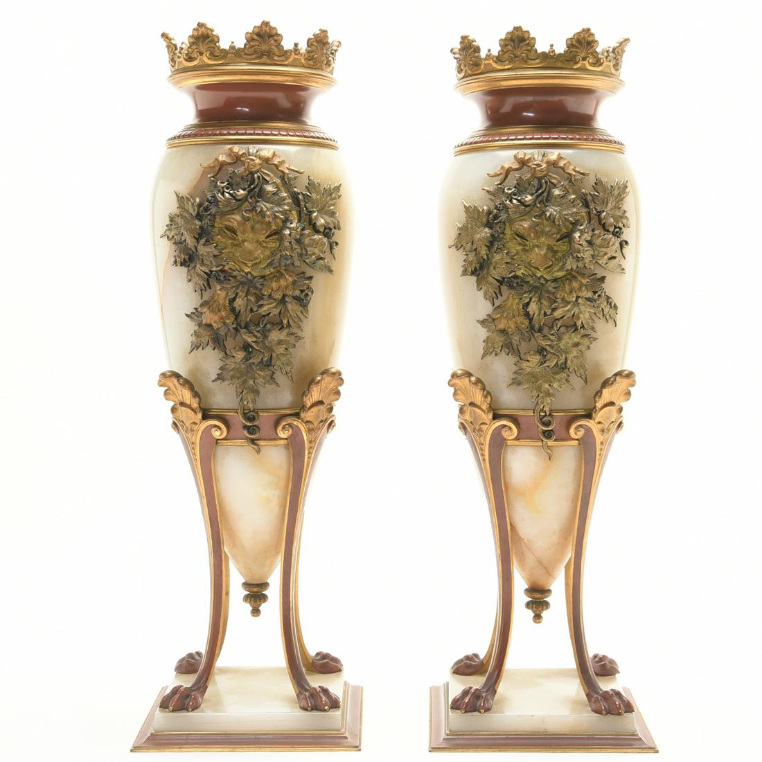 Pair of Italian Neoclassical Style Gilt Bronze Mounted (1 of 3)