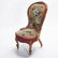 American Victorian Rosewood Lady's Parlor Chair with