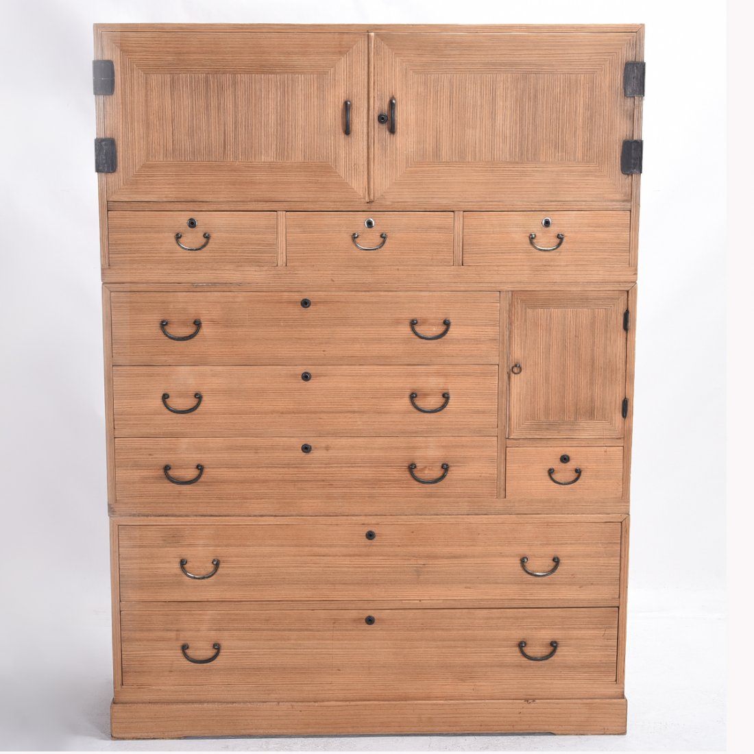 Japanese Pine Wardrobe Tansu (1 of 1)