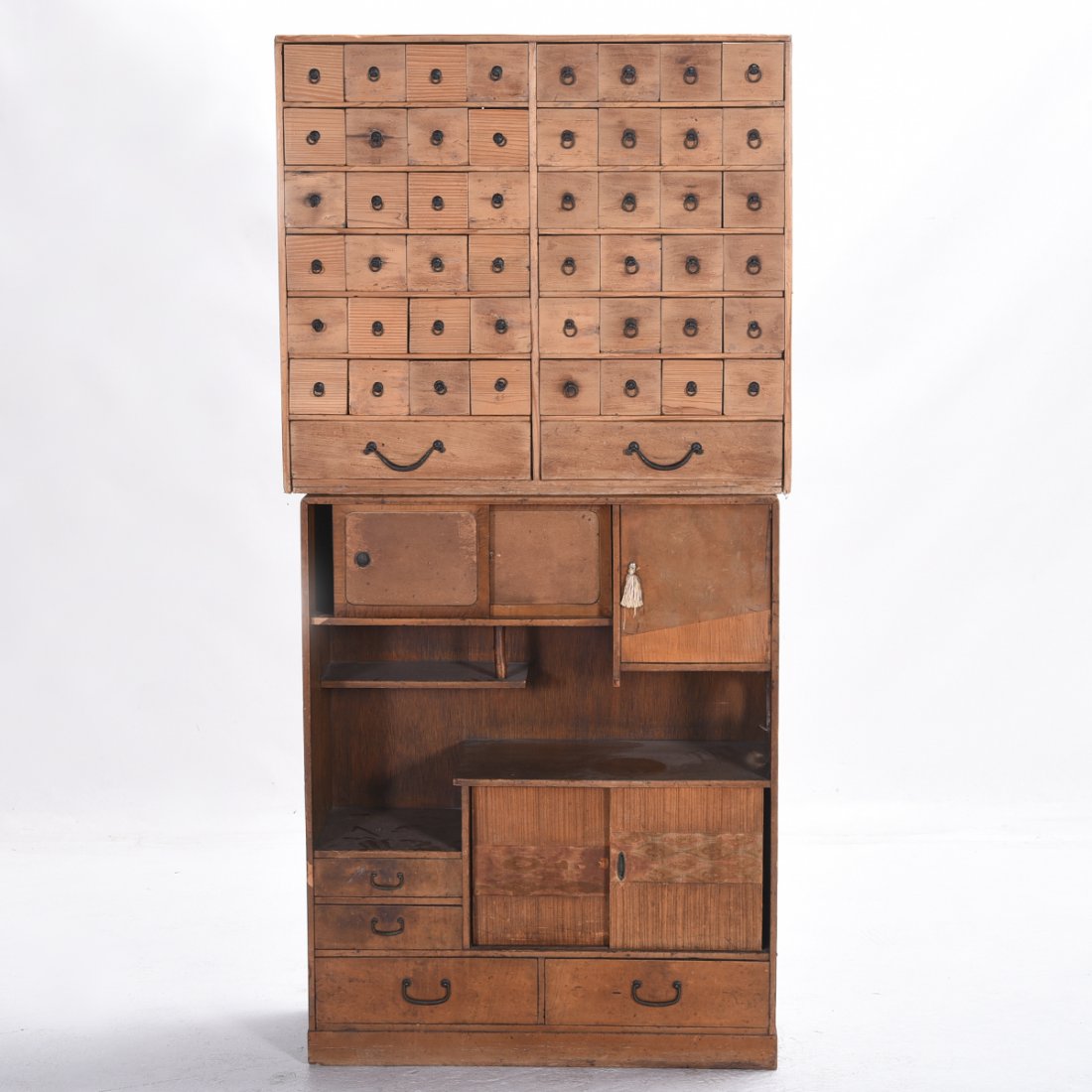 Small Pine Tansu Together with Japanese Pine Apothecary (1 of 1)