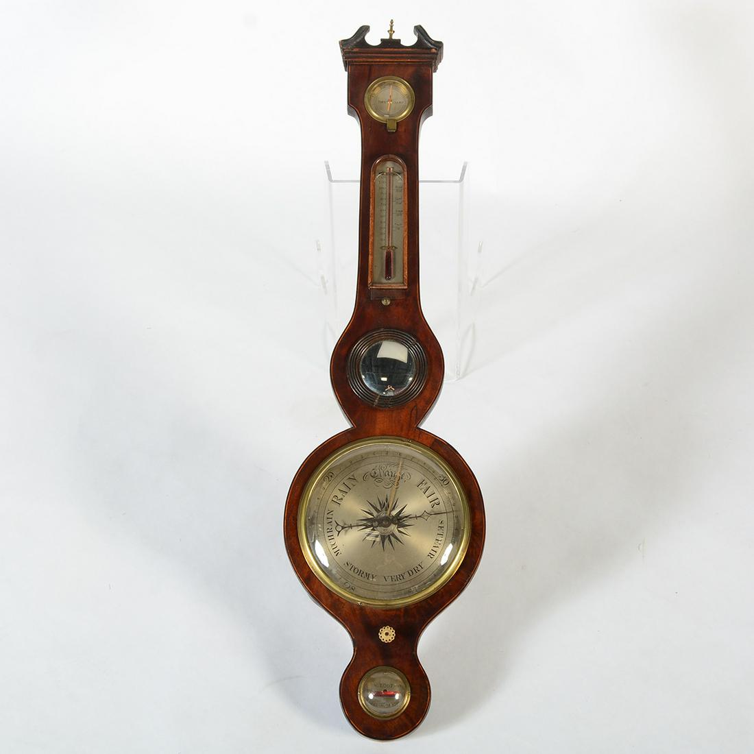 19th Century English Barometer by W. Loof Jr., (1 of 3)