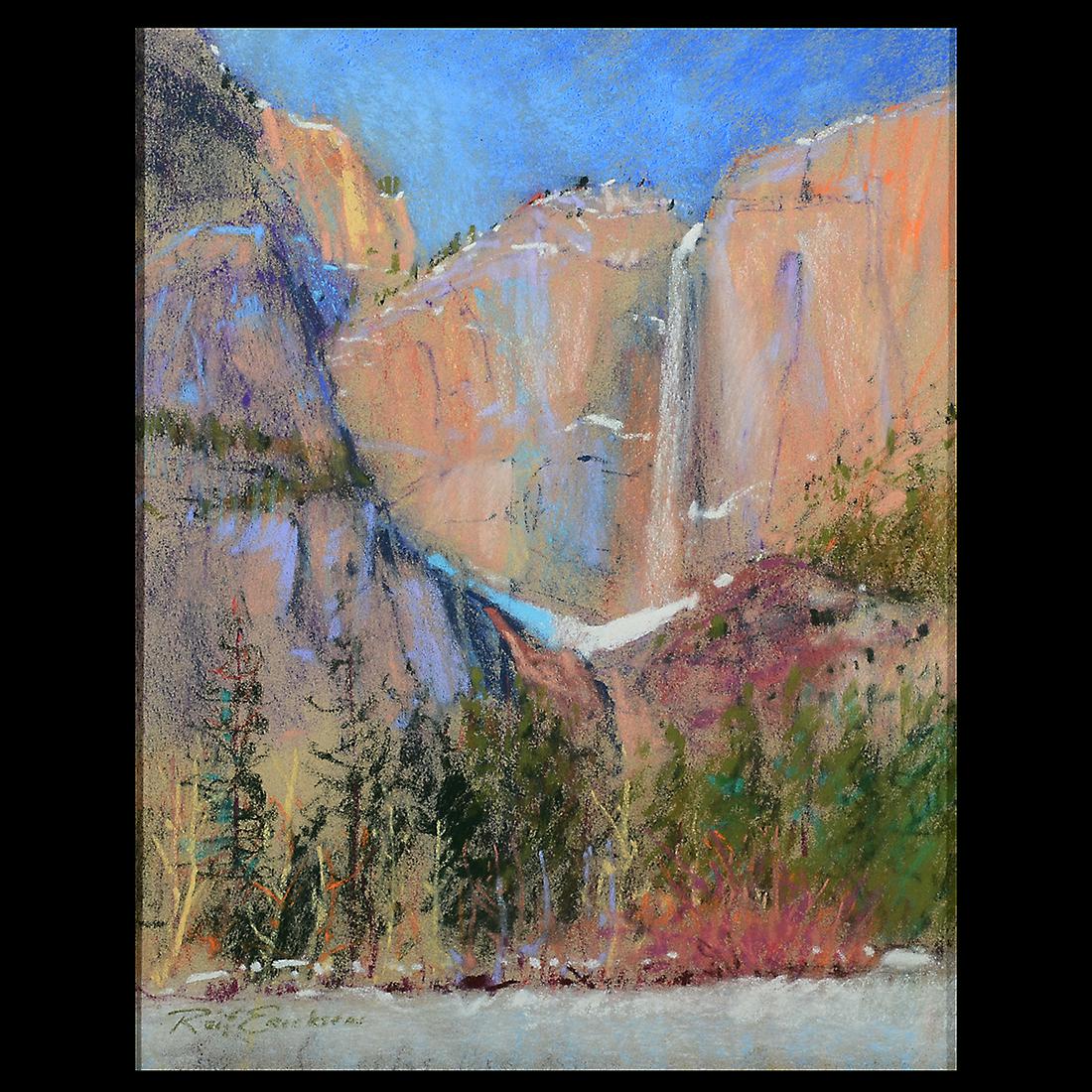 Reif Erickson "Early Winter, Yosemite" pastel (1 of 3)