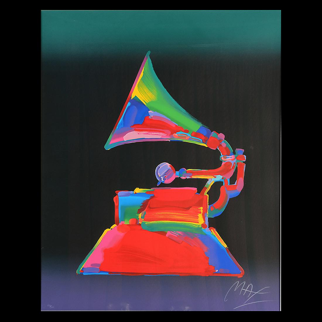 Peter Max "The Grammy" serigraph (1 of 3)